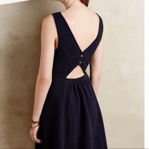 Maeve by Anthropologie Textured Double-V Dress